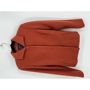Jones New‎ York Signature Women's Size 8 Orange Wool Blend Blazer Jacket